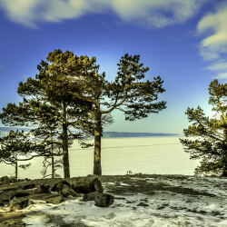 Ольхон-зимний-пейзаж