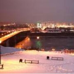 Нижний Новгород-зимний пейзаж